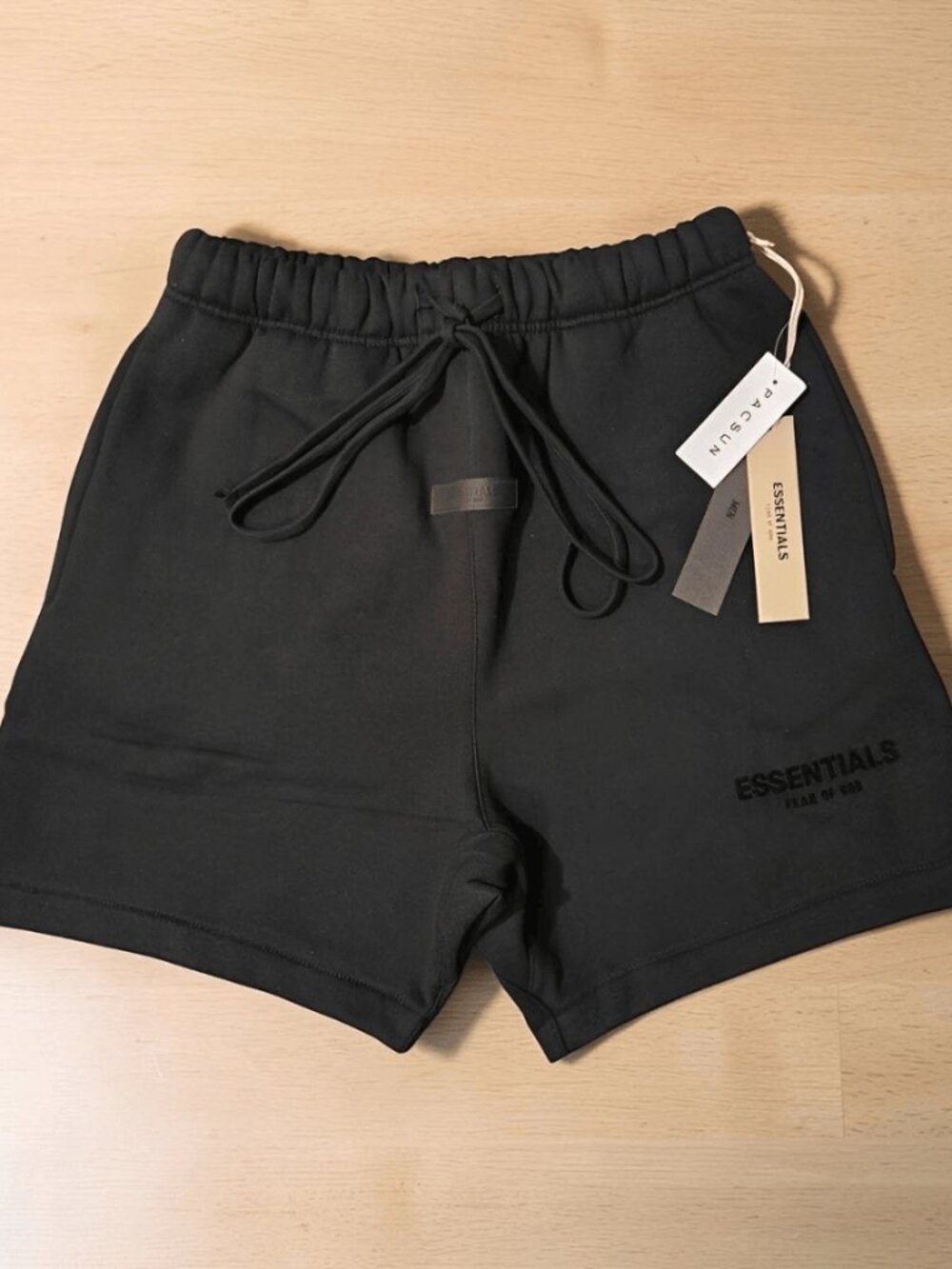 Essentials Shorts Fear of God Black Stretch Limo SS22 Mens Size (S) FOG